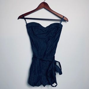 Denim Romper